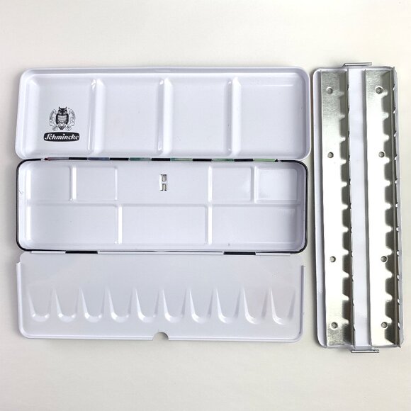 Schmincke Empty Metal Watercolour Box - Muted Rainbow Watercolor Print - Picture 6 of 7